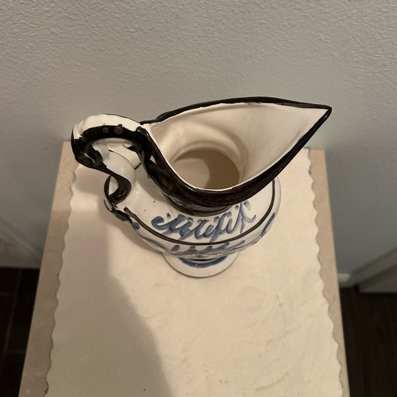 Beautiful hand fashioned pitcher. - Picture 9 of 12